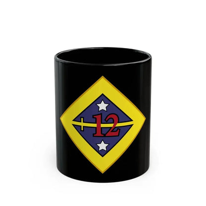 12th US division Insignia (U.S. Army) Black Coffee Mug 11oz - Go Mug Yourself