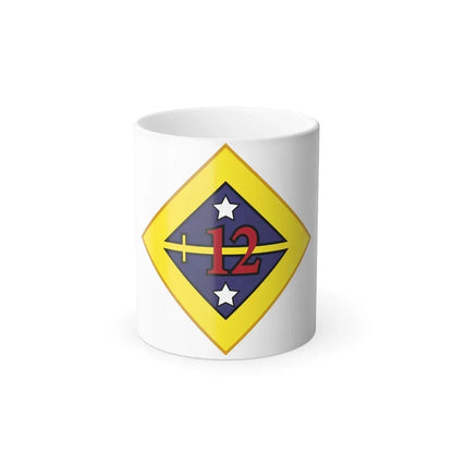 12th US division Insignia (U.S. Army) Color Changing Coffee Mug - Go Mug Yourself
