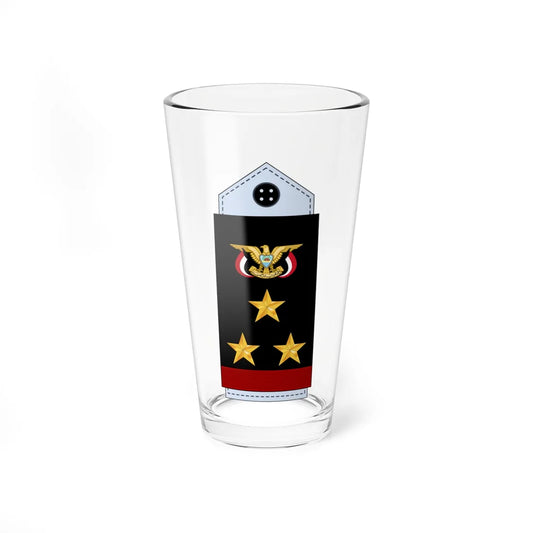 12.YN CDRE (Yemen) (Military Rank) Pint Glass 16oz 16oz - Go Mug Yourself