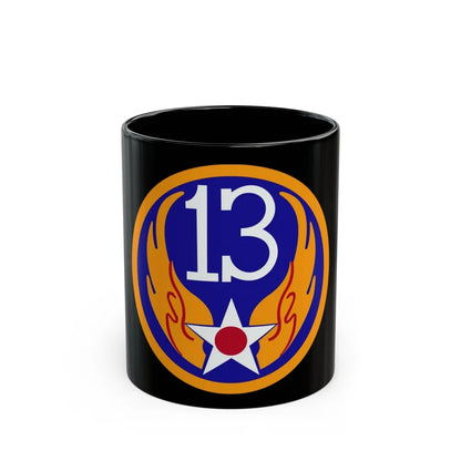 13 Air Force (U.S. Army) Black Coffee Mug-11oz-Go Mug Yourself