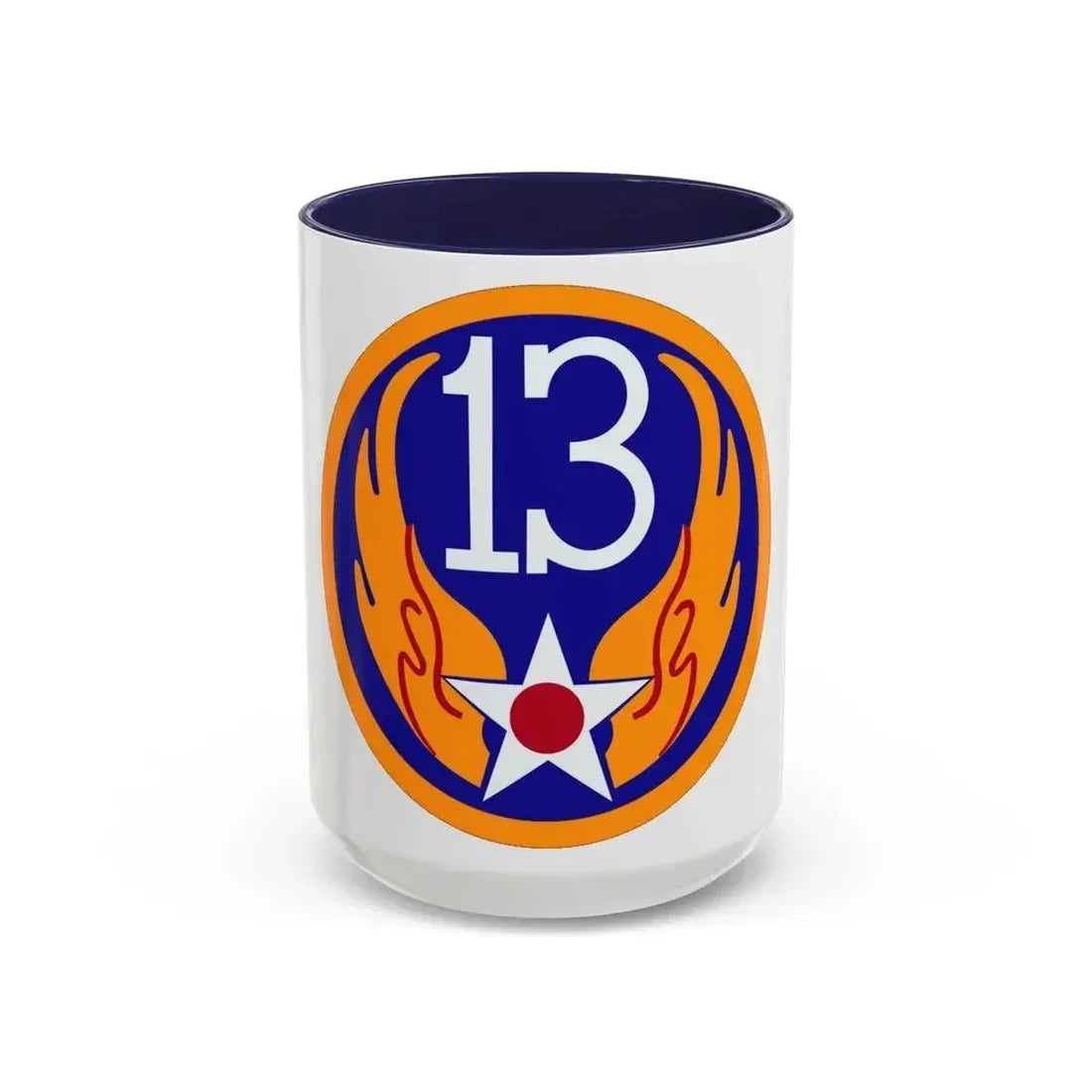 13 Air Force (U.S. Army) Accent Coffee Mug 15oz Navy - Go Mug Yourself