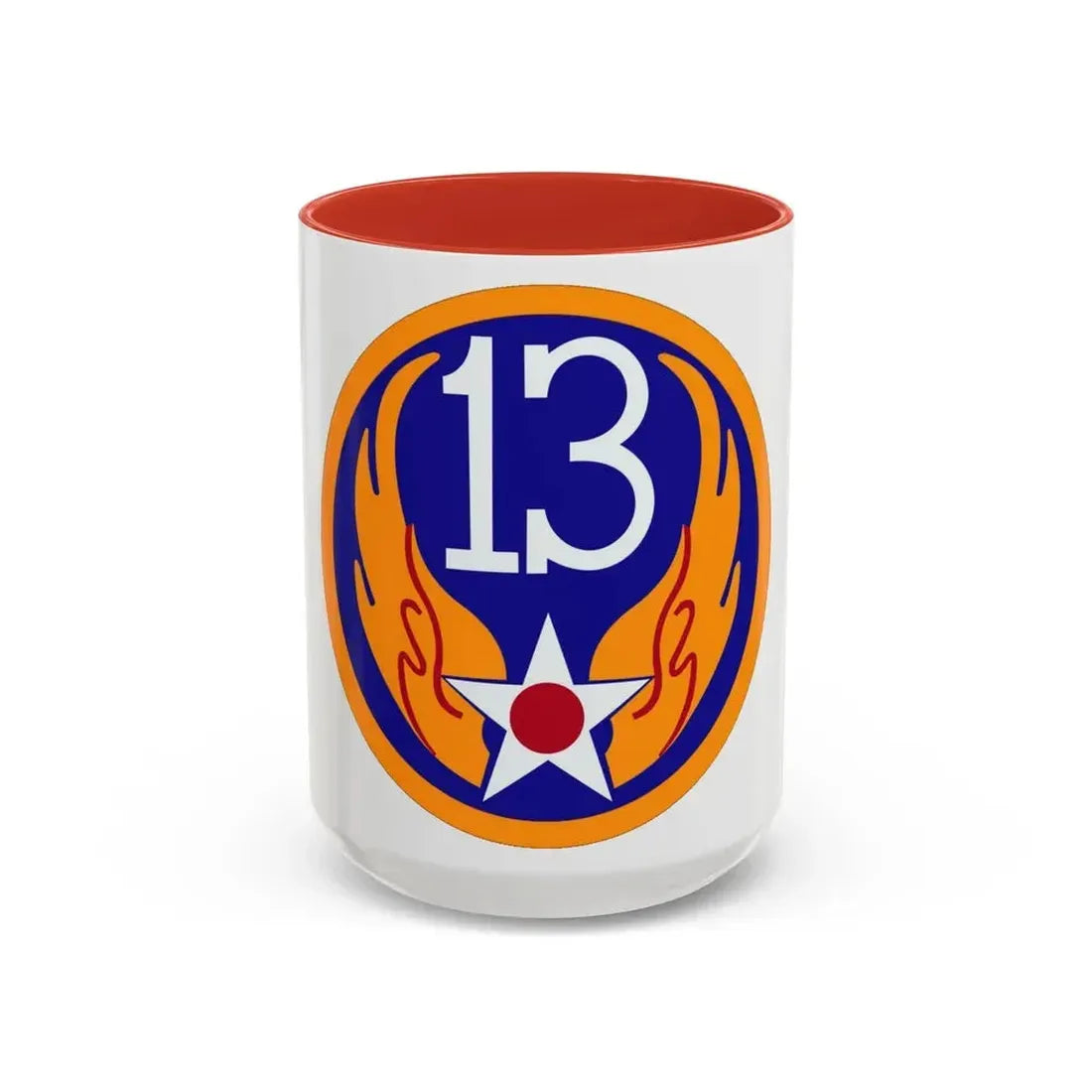 13 Air Force (U.S. Army) Accent Coffee Mug 15oz Pink - Go Mug Yourself