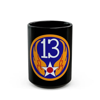 13 Air Force (U.S. Army) Black Coffee Mug 15oz - Go Mug Yourself