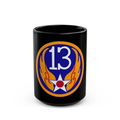 13 Air Force (U.S. Army) Black Coffee Mug 15oz - Go Mug Yourself