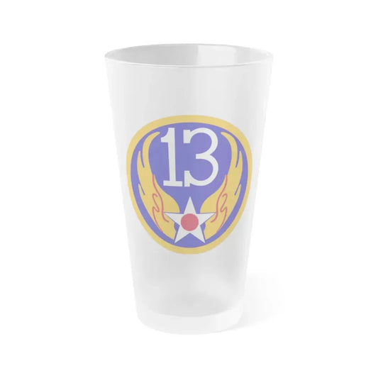 13 Air Force (U.S. Army) Frosted Pint Glass 16oz Default Title - Go Mug Yourself