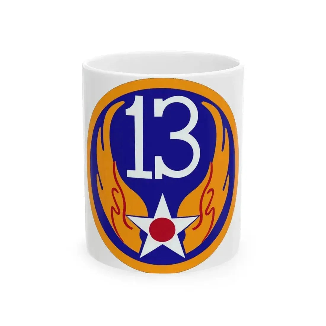 13 Air Force (U.S. Army) White Coffee Mug 11oz - Go Mug Yourself