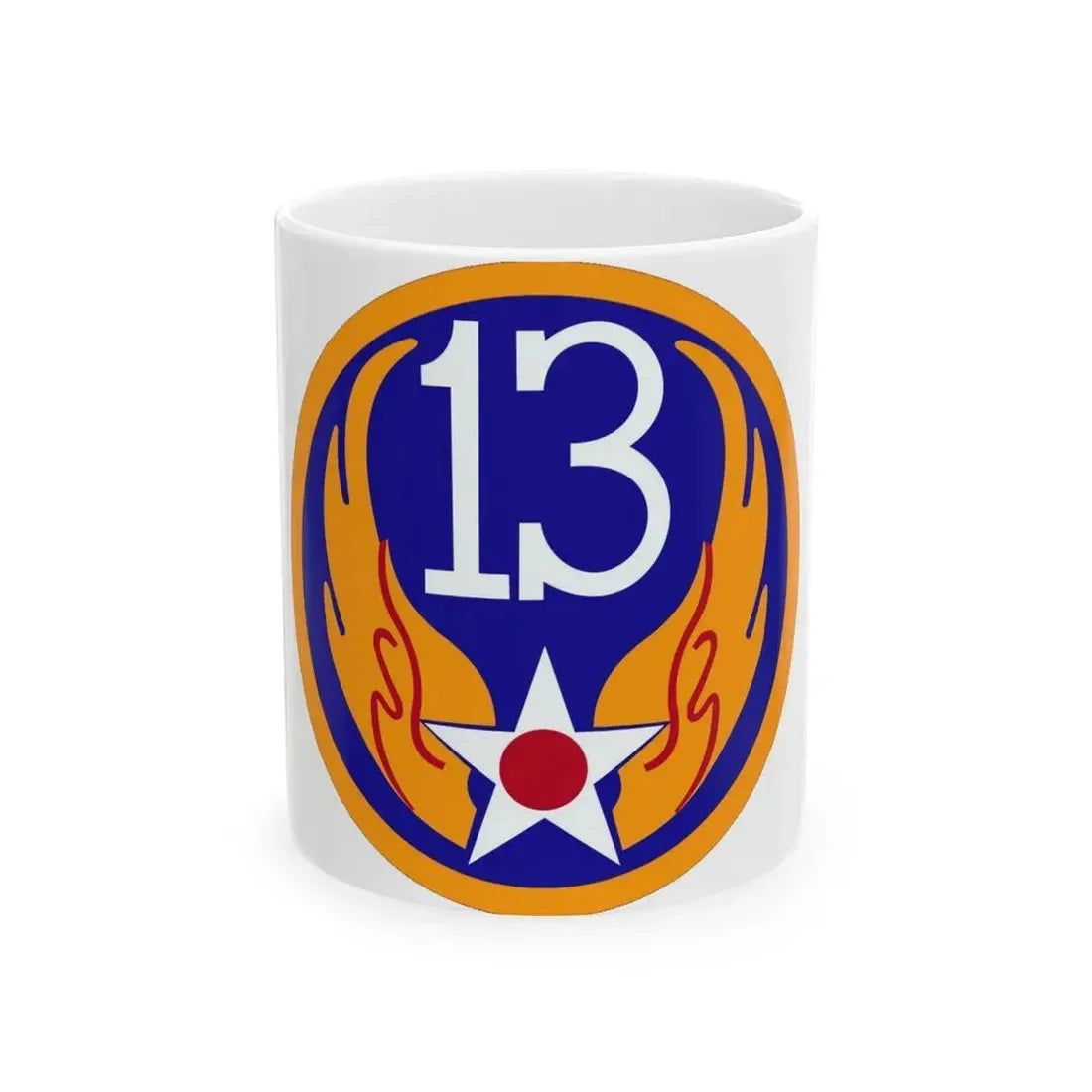 13 Air Force (U.S. Army) White Coffee Mug 11oz - Go Mug Yourself