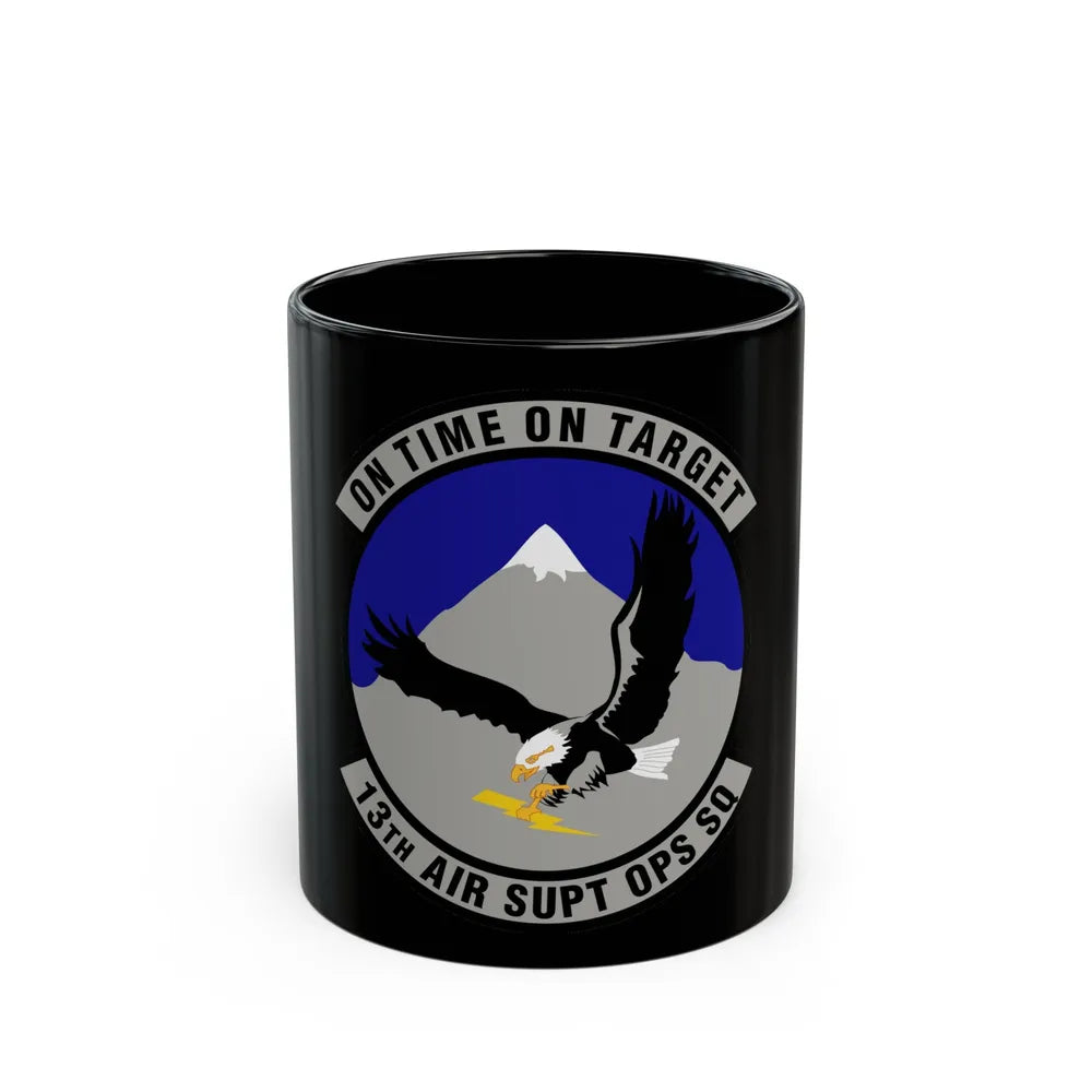 13 Air Support Operations Squadron ACC (U.S. Air Force) Black Coffee Mug-11oz-Go Mug Yourself