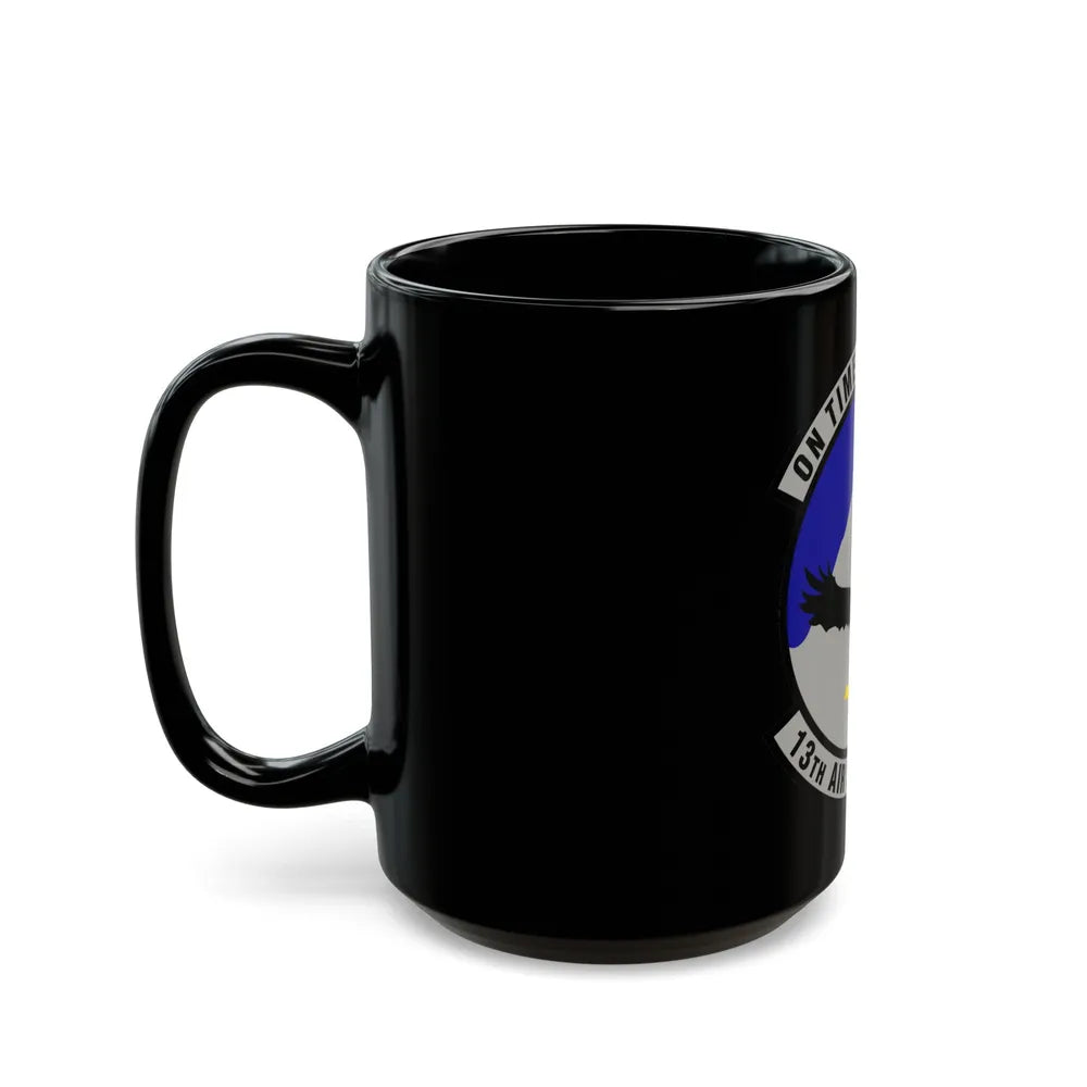 13 Air Support Operations Squadron ACC (U.S. Air Force) Black Coffee Mug-Go Mug Yourself