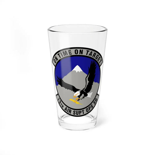 13 Air Support Operations Squadron ACC (U.S. Air Force) Pint Glass 16oz-16oz-Go Mug Yourself