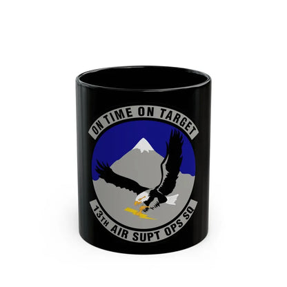 13 Air Support Operations Squadron ACC (U.S. Air Force) Black Coffee Mug 11oz - Go Mug Yourself