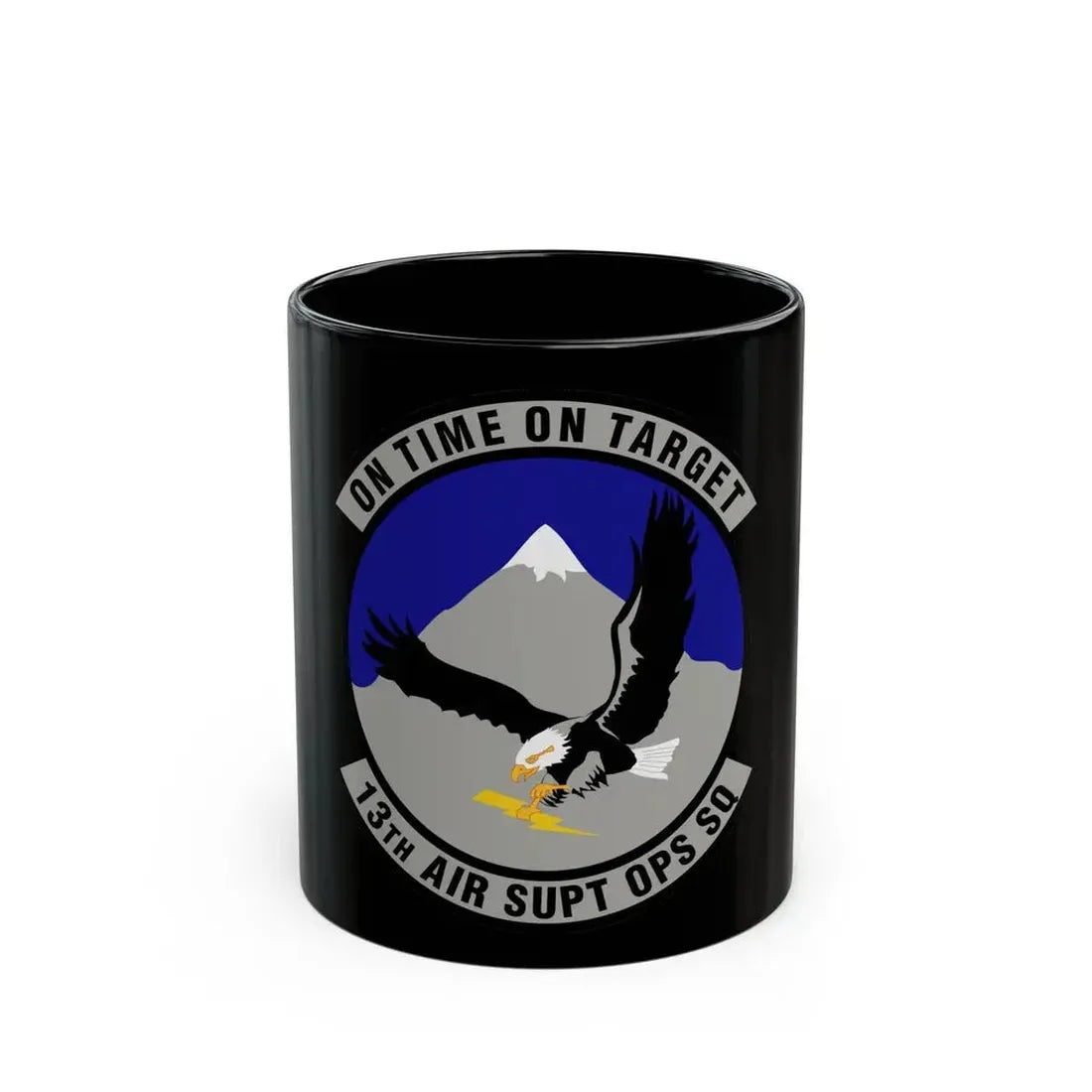 13 Air Support Operations Squadron ACC (U.S. Air Force) Black Coffee Mug 11oz - Go Mug Yourself