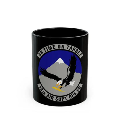 13 Air Support Operations Squadron ACC (U.S. Air Force) Black Coffee Mug 11oz - Go Mug Yourself