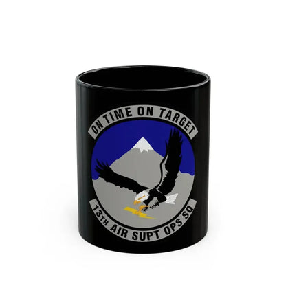 13 Air Support Operations Squadron ACC (U.S. Air Force) Black Coffee Mug 11oz - Go Mug Yourself