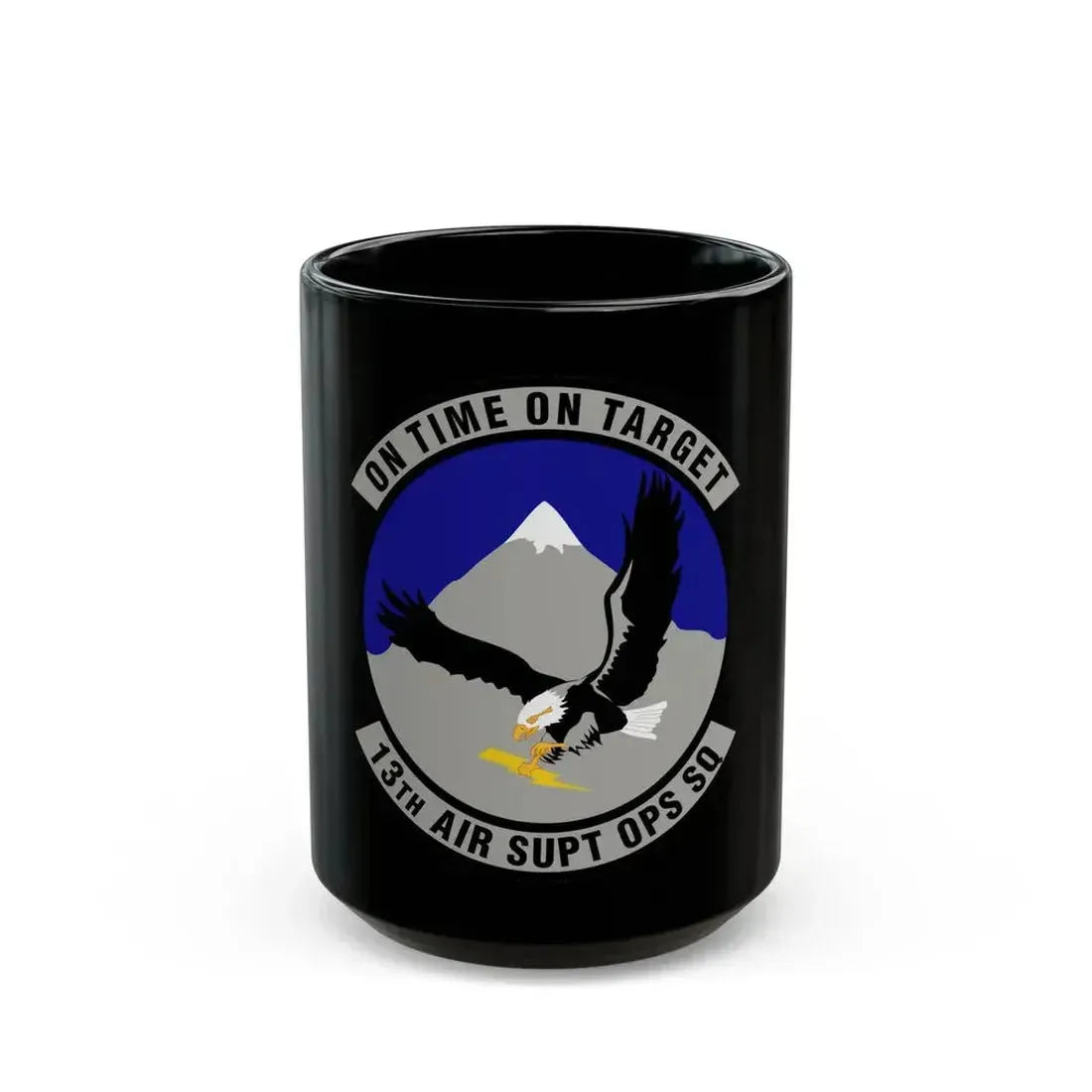 13 Air Support Operations Squadron ACC (U.S. Air Force) Black Coffee Mug 15oz - Go Mug Yourself