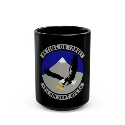 13 Air Support Operations Squadron ACC (U.S. Air Force) Black Coffee Mug 15oz - Go Mug Yourself
