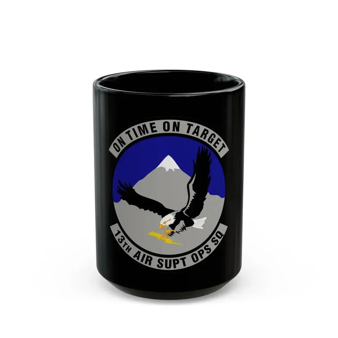13 Air Support Operations Squadron ACC (U.S. Air Force) Black Coffee Mug 15oz - Go Mug Yourself