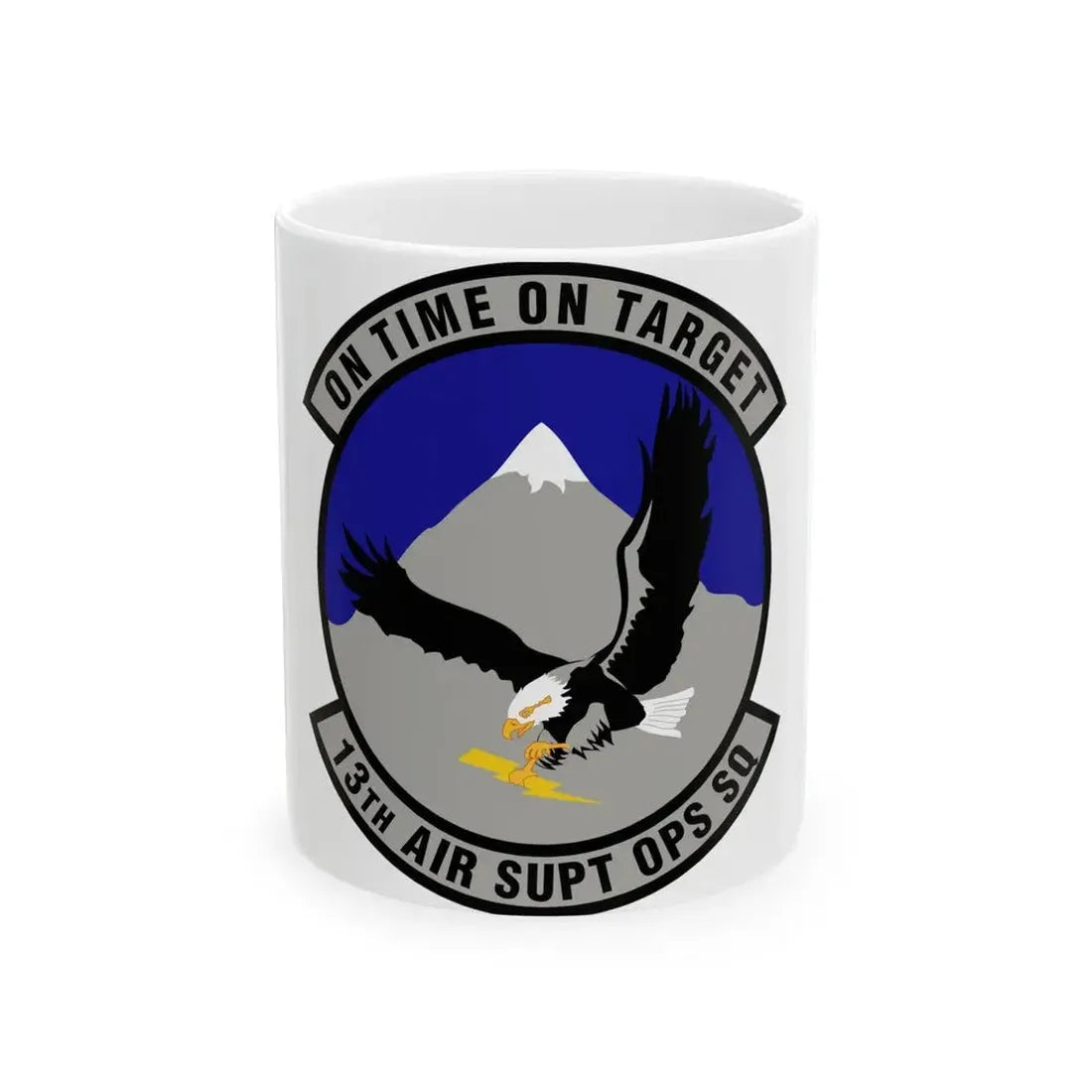 13 Air Support Operations Squadron ACC (U.S. Air Force) White Coffee Mug 11oz - Go Mug Yourself