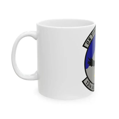 13 Air Support Operations Squadron ACC (U.S. Air Force) White Coffee Mug - Go Mug Yourself