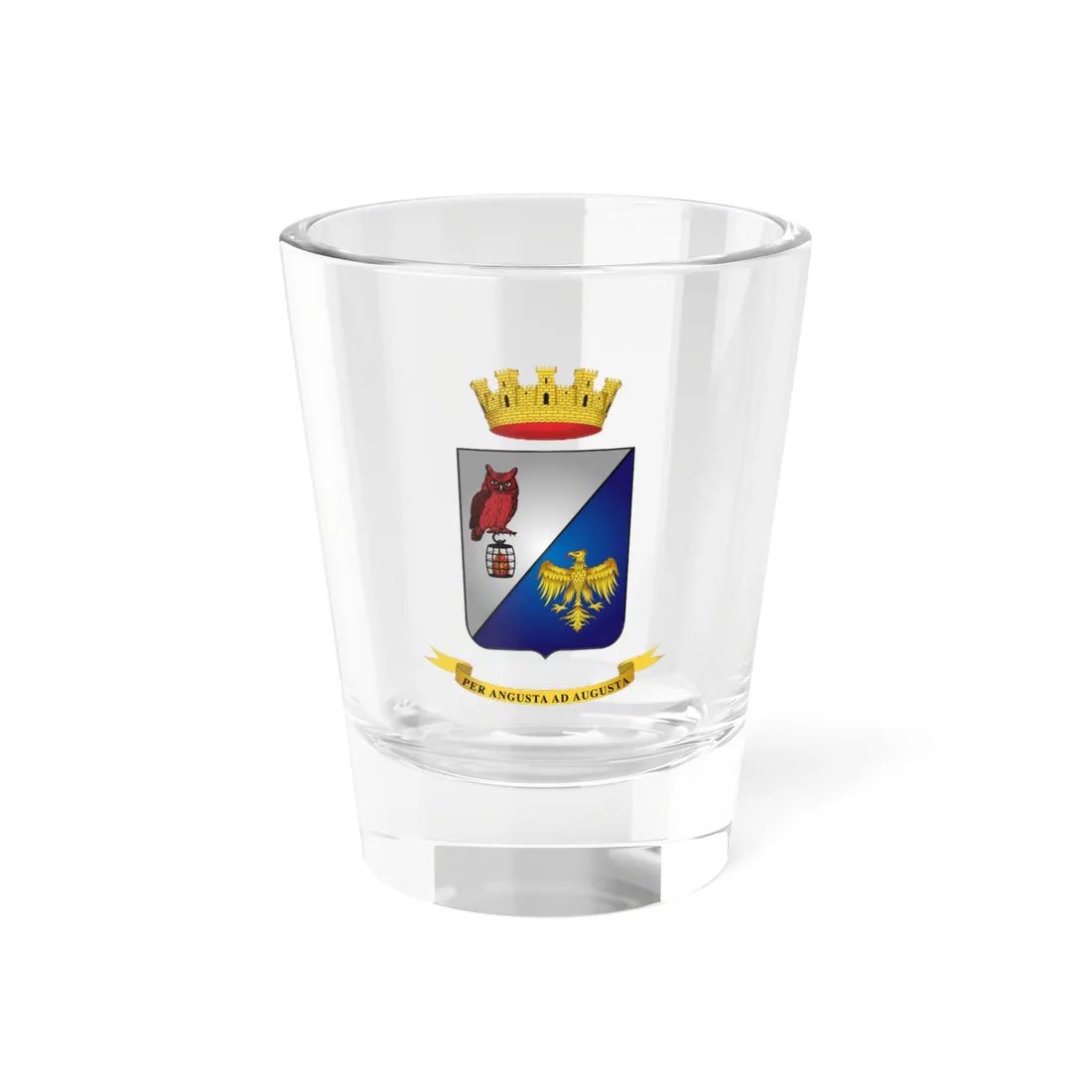 13 Battaglione Aquileia (Italy) (Coat of Arms) Shot Glass 1.5oz 1.5oz - Go Mug Yourself
