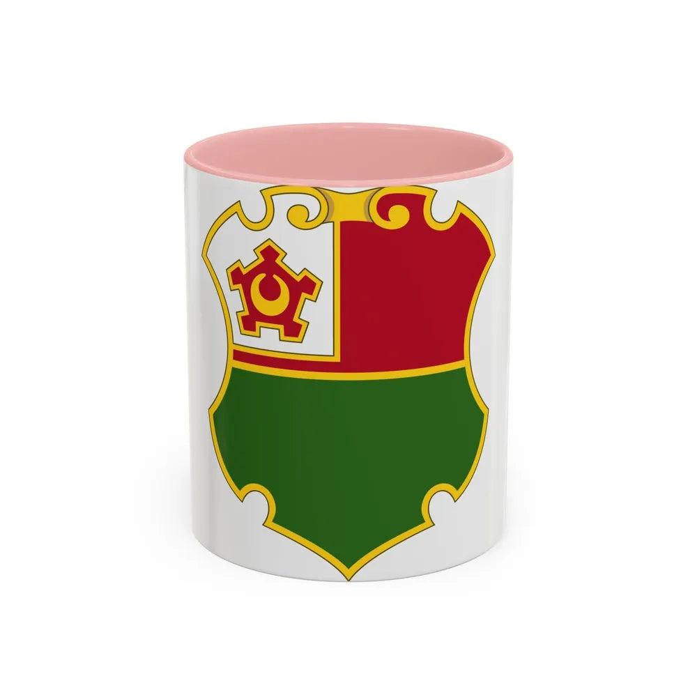 13 Engineer Battalion (U.S. Army) Accent Coffee Mug-11oz-Pink-Go Mug Yourself