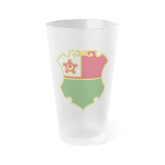 13 Engineer Battalion (U.S. Army) Frosted Pint Glass 16oz-Go Mug Yourself