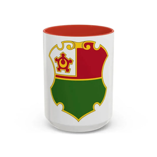 13 Engineer Battalion (U.S. Army) Accent Coffee Mug 15oz Red - Go Mug Yourself