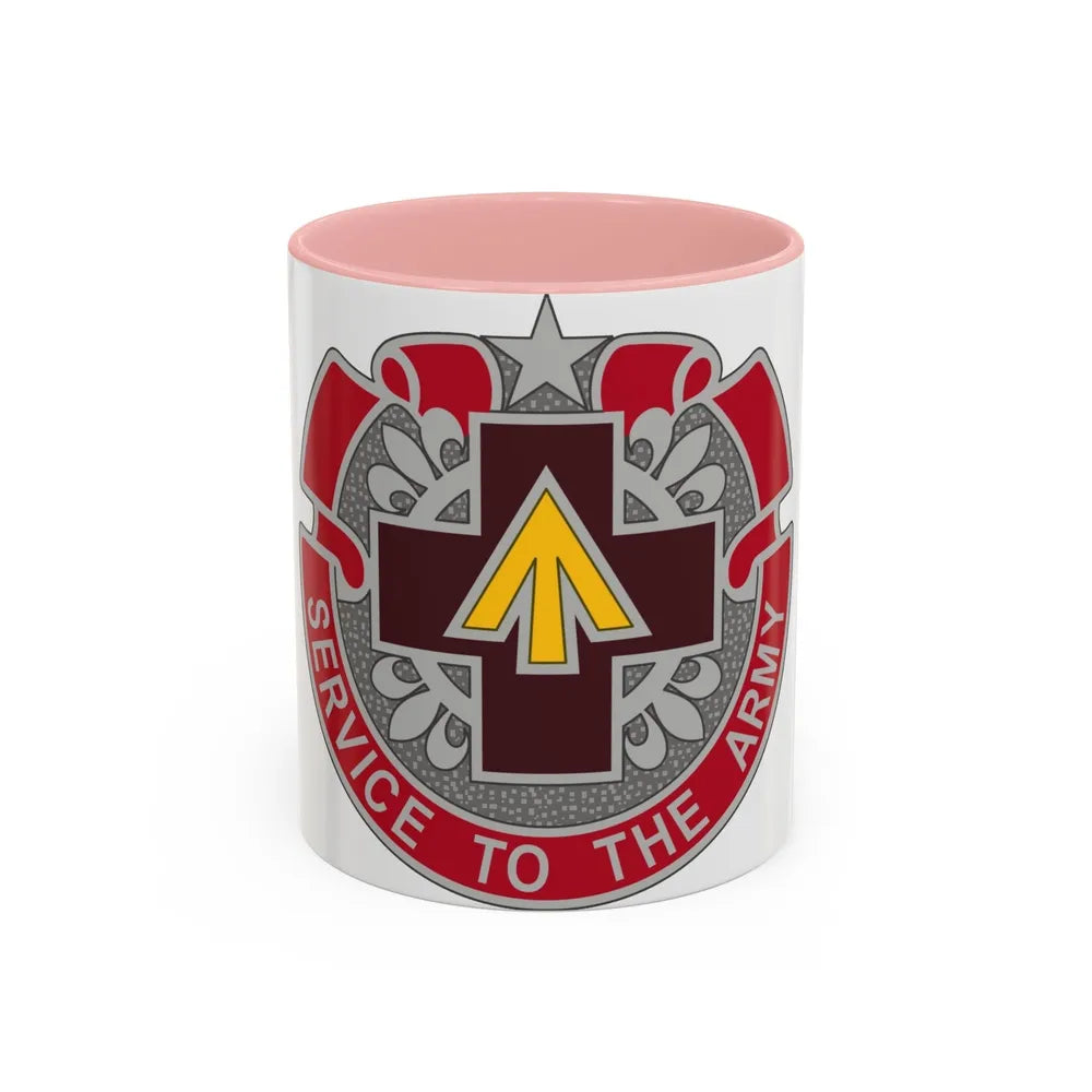 13 Field Hospital (U.S. Army) Accent Coffee Mug-11oz-Pink-Go Mug Yourself