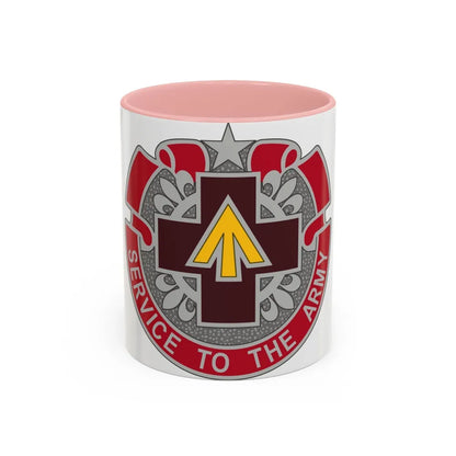 13 Field Hospital (U.S. Army) Accent Coffee Mug-11oz-Pink-Go Mug Yourself