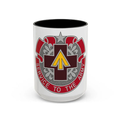 13 Field Hospital (U.S. Army) Accent Coffee Mug-15oz-Black-Go Mug Yourself