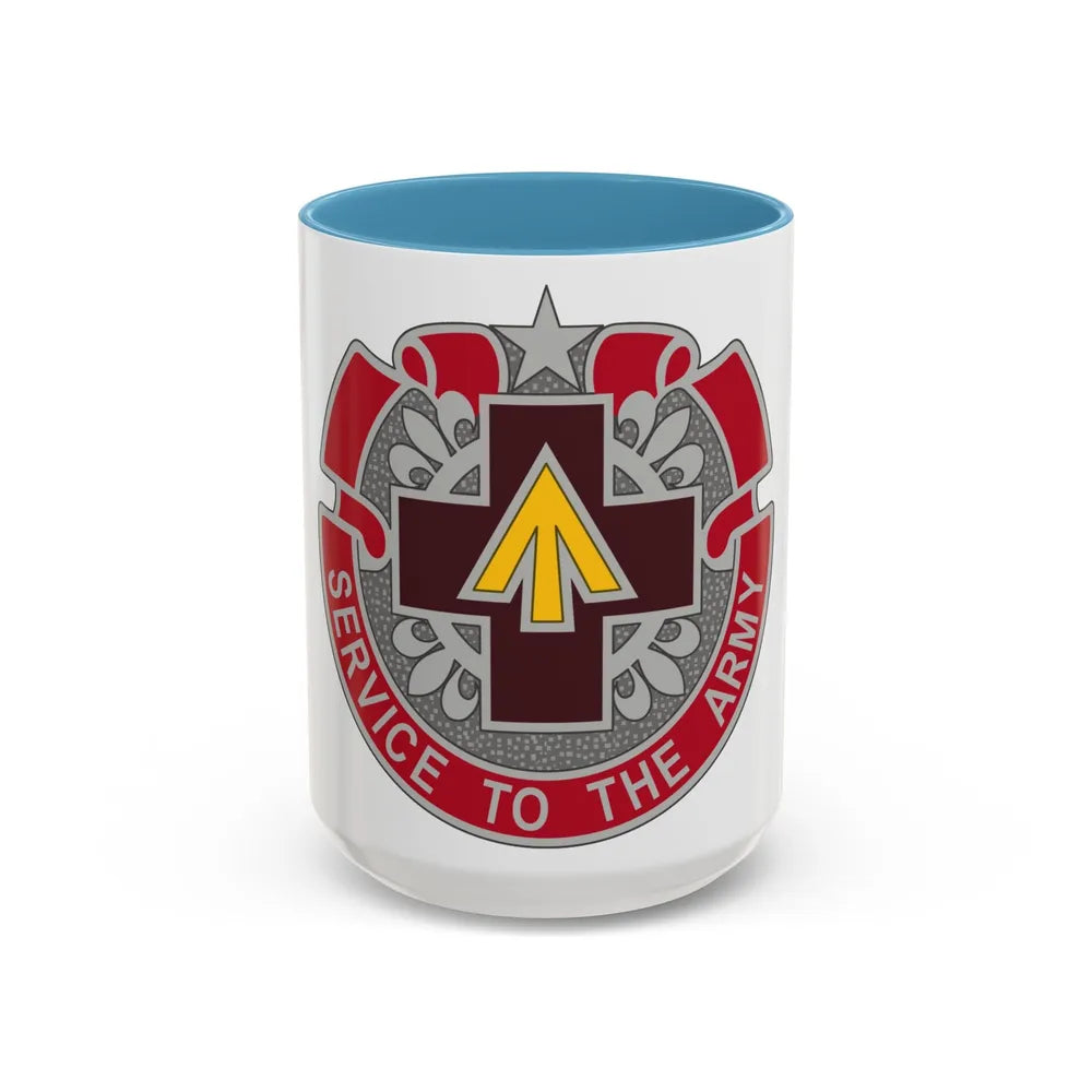 13 Field Hospital (U.S. Army) Accent Coffee Mug-15oz-Light Blue-Go Mug Yourself