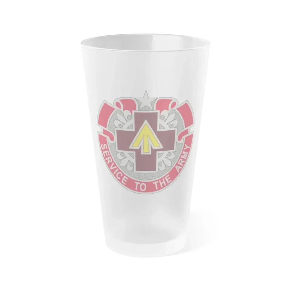 13 Field Hospital (U.S. Army) Frosted Pint Glass 16oz Default Title - Go Mug Yourself