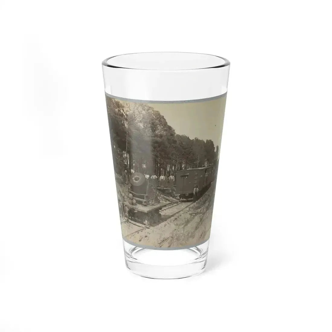13 Inch Mortar  Dictator  In Front Of Petersburg, Va.(2) (U.S. Civil War) Pint Glass 16oz 16oz - Go Mug Yourself