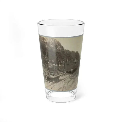 13 Inch Mortar  Dictator  In Front Of Petersburg, Va.(2) (U.S. Civil War) Pint Glass 16oz 16oz - Go Mug Yourself