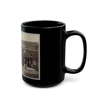 13 Inch Mortar  Dictator  In Front Of Petersburg, Va. (U.S. Civil War) Black Coffee Mug - Go Mug Yourself