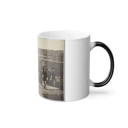13 Inch Mortar  Dictator  in Front of Petersburg, Va. (U.S. Civil War) Color Changing Coffee Mug 11oz - Go Mug Yourself