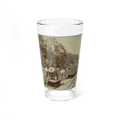13 Inch Mortar  Dictator , In Front Of Petersburg, Va. (U.S. Civil War) Pint Glass 16oz 16oz - Go Mug Yourself