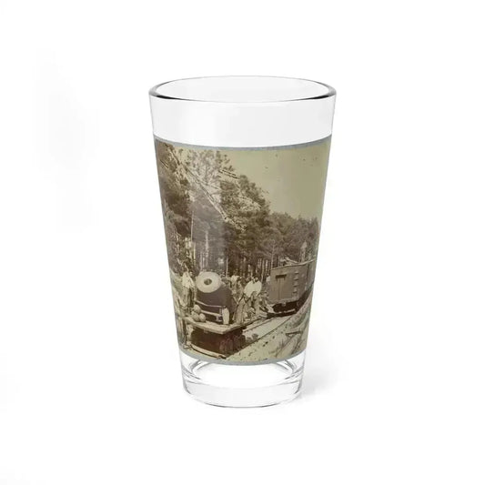 13 Inch Mortar  Dictator , In Front Of Petersburg, Va. (U.S. Civil War) Pint Glass 16oz 16oz - Go Mug Yourself