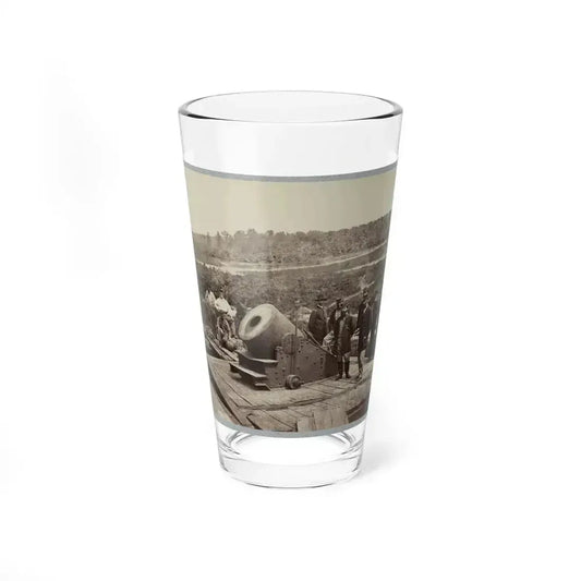 13 Inch Mortar  Dictator  In Front Of Petersburg, Va. (U.S. Civil War) Pint Glass 16oz 16oz - Go Mug Yourself