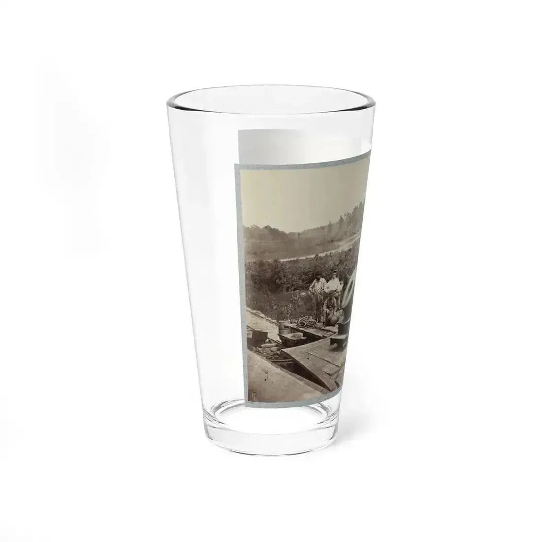 13 Inch Mortar  Dictator  In Front Of Petersburg, Va. (U.S. Civil War) Pint Glass 16oz - Go Mug Yourself