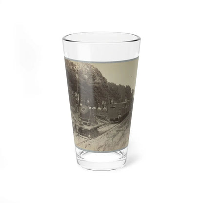 13 Inch Mortar Dictator In Front Of Petersburg, Va.(2) (U.S. Civil War) Pint Glass 16oz-16oz-Go Mug Yourself