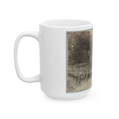 13 Inch Mortar Dictator In Front Of Petersburg, Va.(2) (U.S. Civil War) White Coffee Mug-Go Mug Yourself