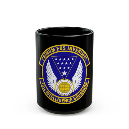 13 Intelligence Squadron ACC (U.S. Air Force) Black Coffee Mug-15oz-Go Mug Yourself