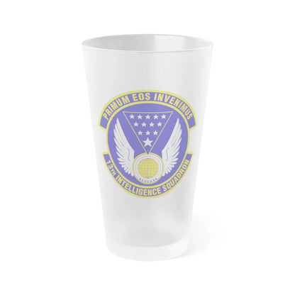 13 Intelligence Squadron ACC (U.S. Air Force) Frosted Pint Glass 16oz-16oz-Frosted-Go Mug Yourself