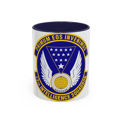 13 Intelligence Squadron ACC (U.S. Air Force) Accent Coffee Mug 11oz Navy - Go Mug Yourself