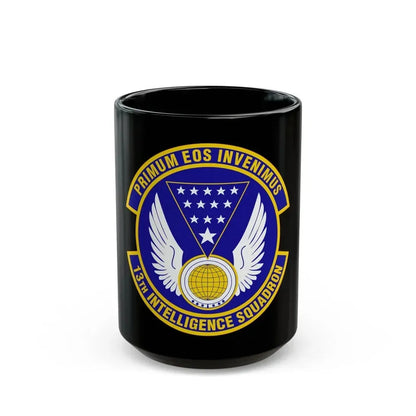 13 Intelligence Squadron ACC (U.S. Air Force) Black Coffee Mug 15oz - Go Mug Yourself