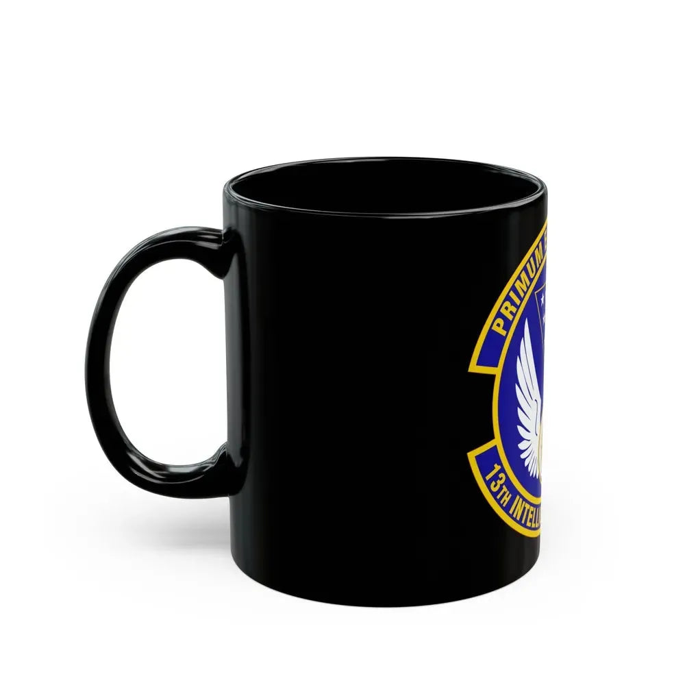 13 Intelligence Squadron ACC (U.S. Air Force) Black Coffee Mug - Go Mug Yourself