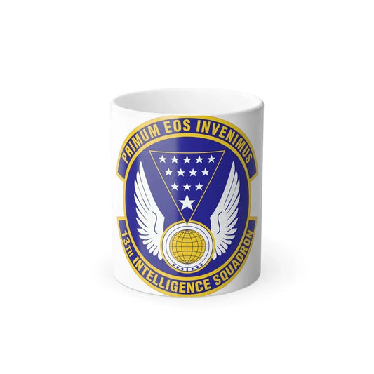 13 Intelligence Squadron ACC (U.S. Air Force) Color Changing Coffee Mug 11oz - Go Mug Yourself