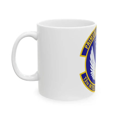 13 Intelligence Squadron ACC (U.S. Air Force) White Coffee Mug - Go Mug Yourself