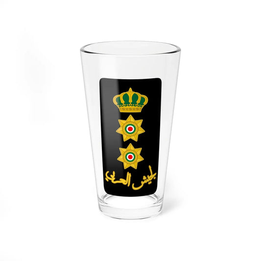 13. JLF COL (Jordan) (Military Rank) Pint Glass 16oz 16oz - Go Mug Yourself